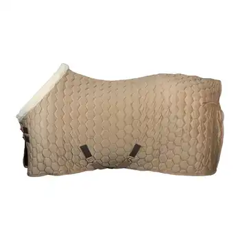 Showdeken velvet mokka - Borduren by Kirsty